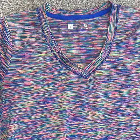 Xersion Dri-fit Short Sleeved Athletic V Neck Tees - Picture 2 of 7